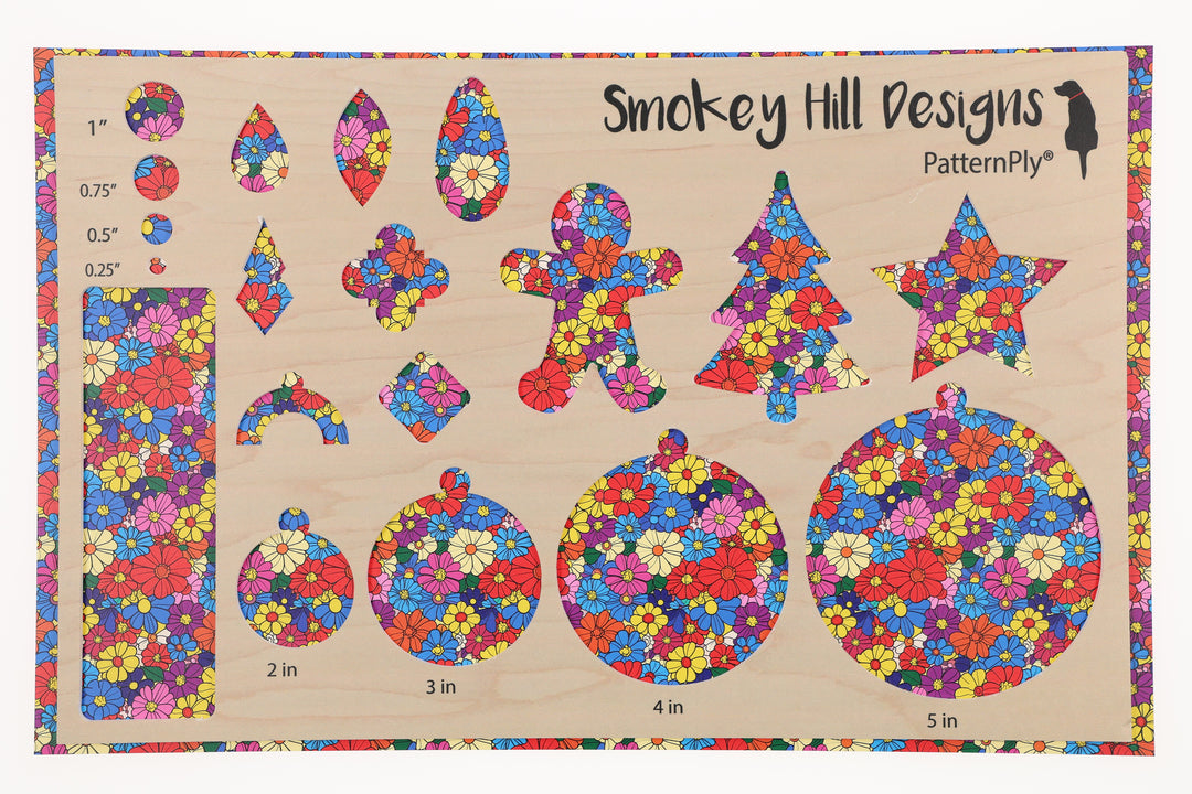 PatternPly® Full Coverage Dense Cartoon Floral