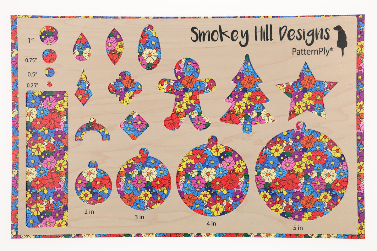 PatternPly® Transparent Dense Cartoon Floral product photo 2
