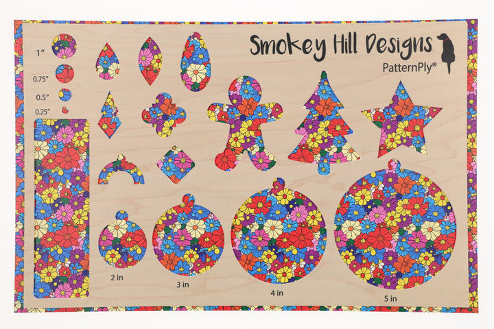 PatternPly® Transparent Dense Cartoon Floral