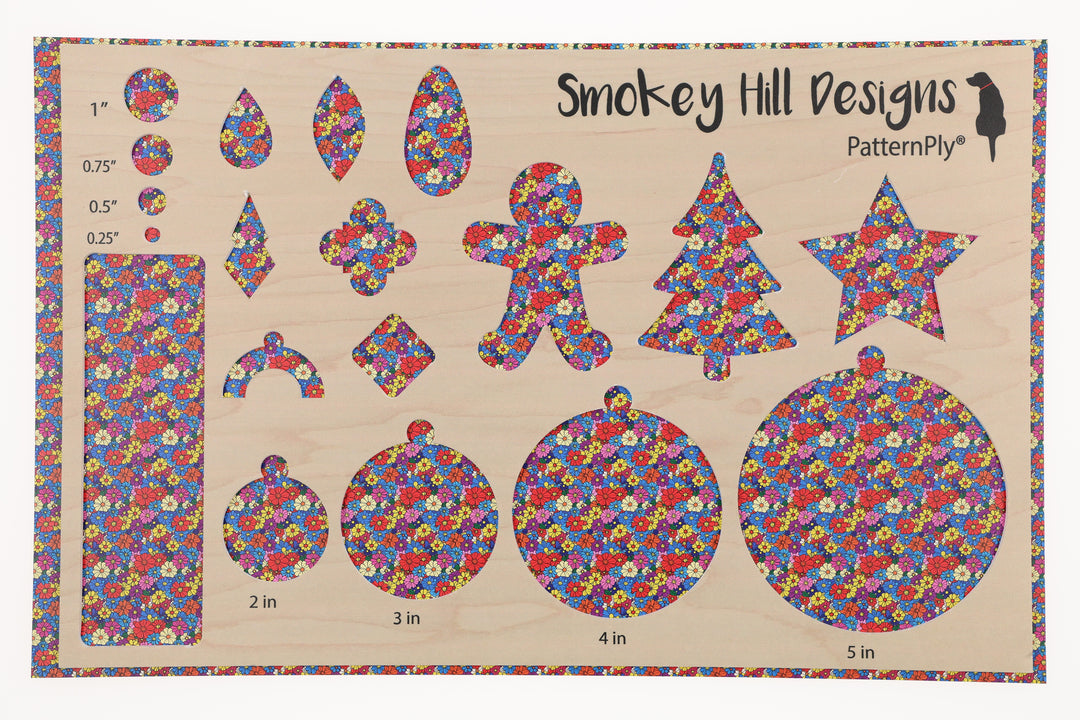 PatternPly® Transparent Dense Cartoon Floral Micro