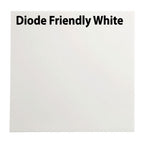 1/8" Diode Friendly White Acrylic - Gloss / Gloss