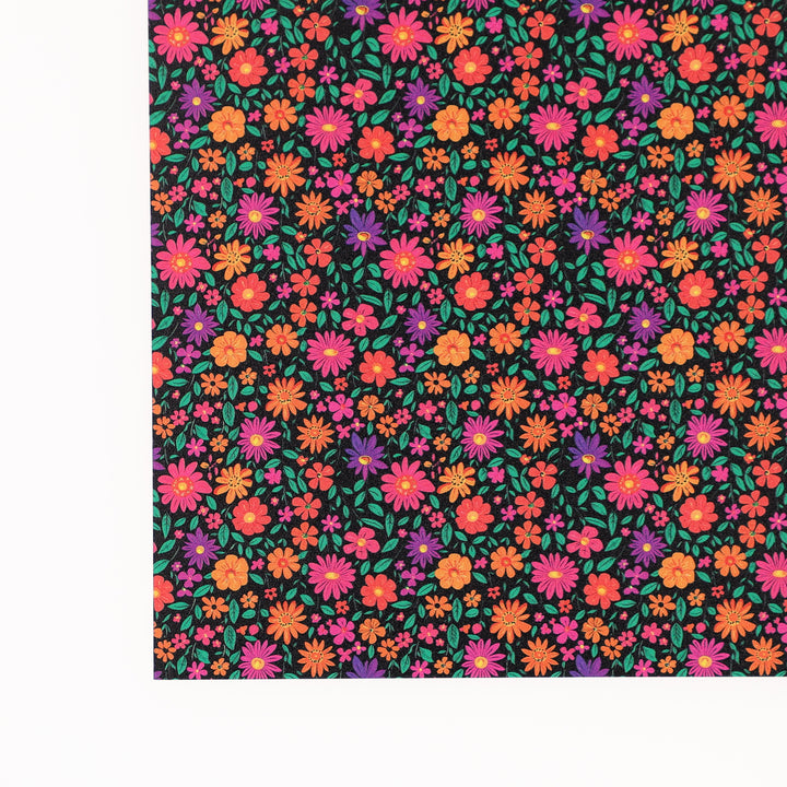 PatternPly® Full Coverage Dia de Los Muertos Floral Micro