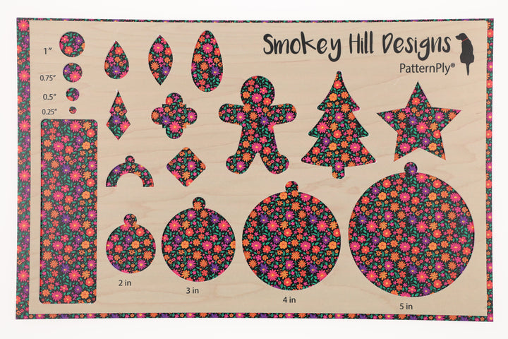 PatternPly® Full Coverage Dia de Los Muertos Floral Micro