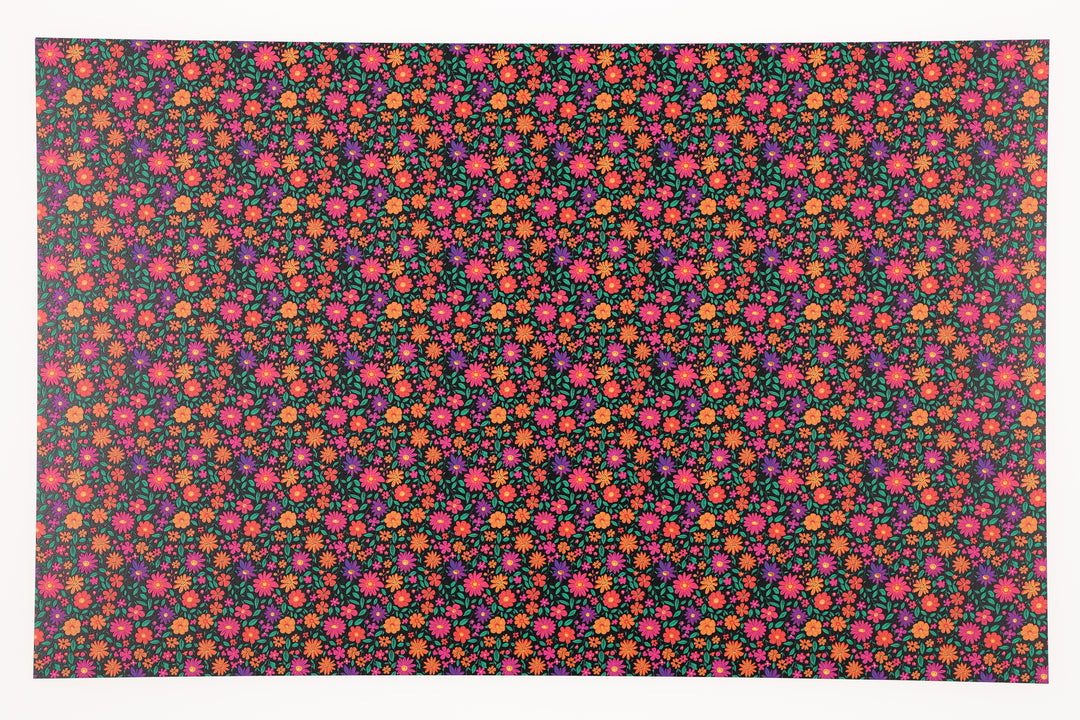 PatternPly® Full Coverage Dia de Los Muertos Floral Micro