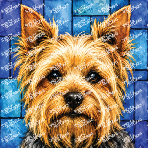 PatternPly® Full Coverage Dog Breed Series Volume 1 Dog Portraits in Watercolor 11