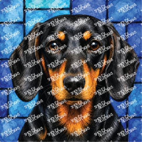 PatternPly® Full Coverage Dog Breed Series Volume 1 Dog Portraits in Watercolor 14
