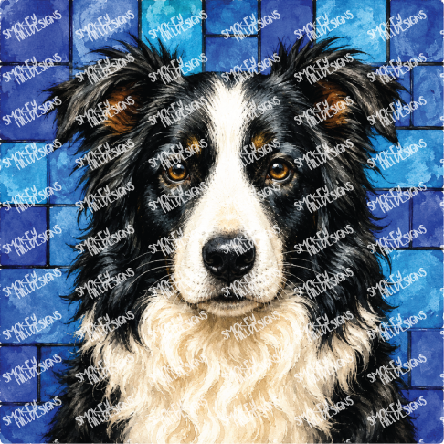 PatternPly® Full Coverage Dog Breed Series Volume 1 Dog Portraits in Watercolor 15