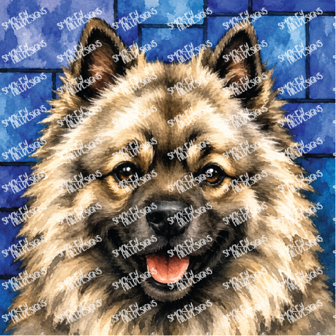 PatternPly® Full Coverage Dog Breed Series Volume 1 Dog Portraits in Watercolor 27