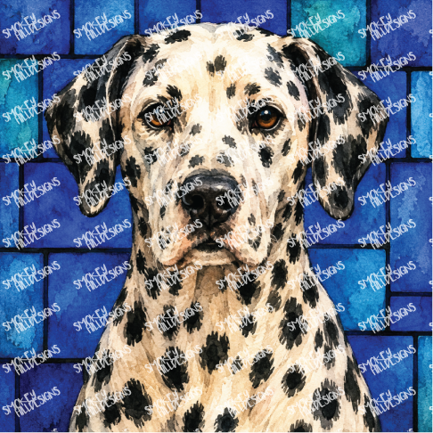 PatternPly® Transparent Dog Breed Series Volume 2 Dog Portraits in Watercolor 11
