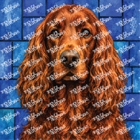 PatternPly® Transparent Dog Breed Series Volume 2 Dog Portraits in Watercolor 15