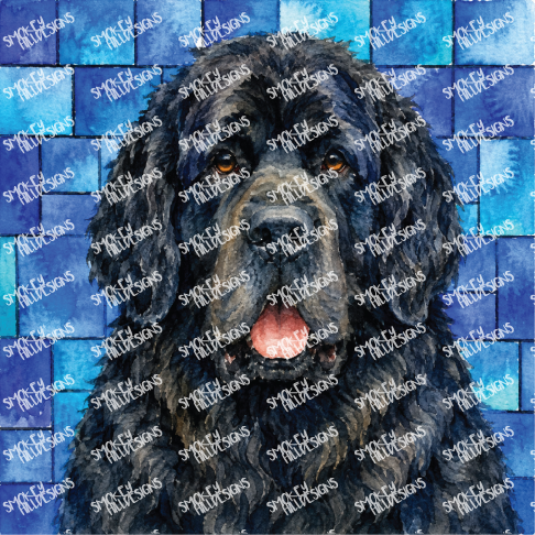 PatternPly® Full Coverage Dog Breed Series Volume 2 Dog Portraits in Watercolor 2