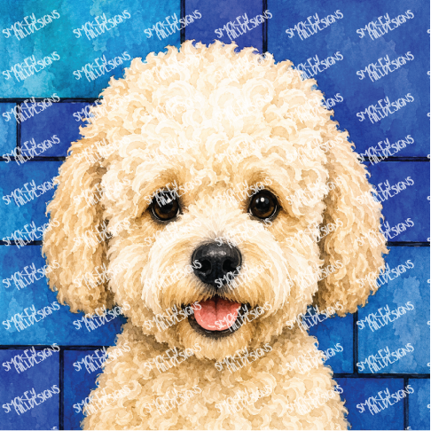 PatternPly® Transparent Dog Breed Series Volume 2 Dog Portraits in Watercolor 4