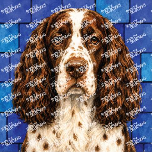 PatternPly® Transparent Dog Breed Series Volume 2 Dog Portraits in Watercolor 8