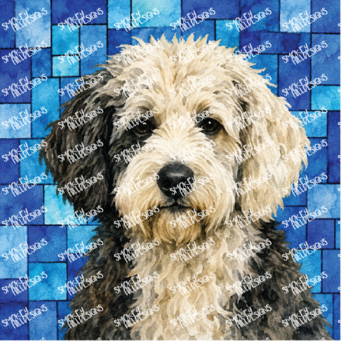 PatternPly® Transparent Dog Breed Series Volume 6 Dog Portraits in Watercolor 11
