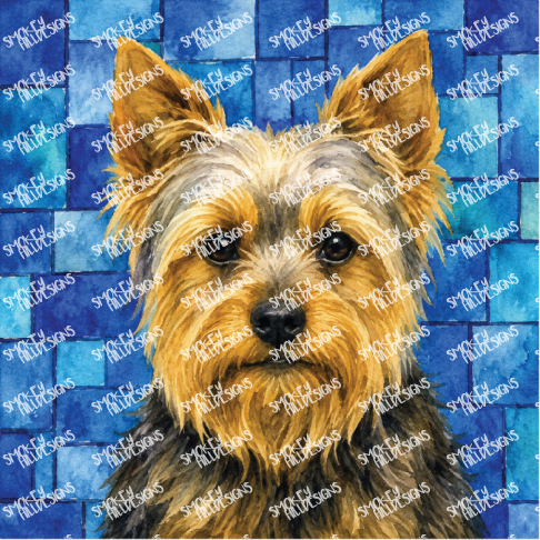 PatternPly® Full Coverage Dog Breed Series Volume 6 Dog Portraits in Watercolor 14