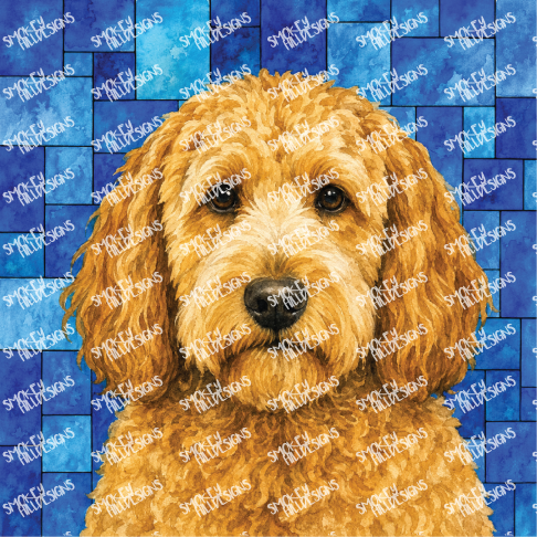 PatternPly® Transparent Dog Breed Series Volume 6 Dog Portraits in Watercolor 1