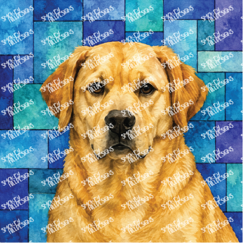 PatternPly® Transparent Dog Breed Series Volume 6 Dog Portraits in Watercolor 22