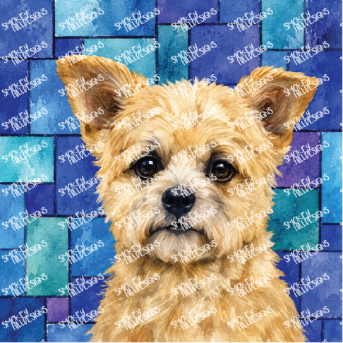 PatternPly® Transparent Dog Breed Series Volume 6 Dog Portraits in Watercolor 29