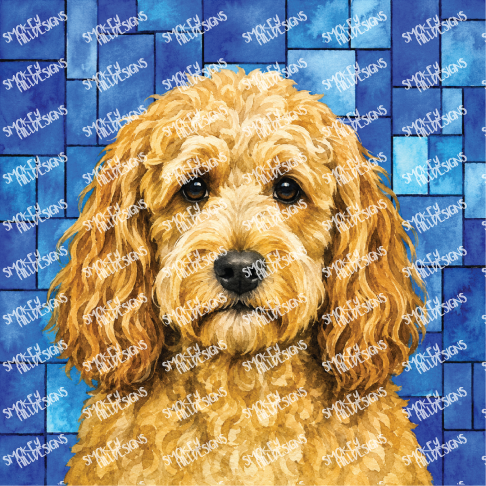 PatternPly® Transparent Dog Breed Series Volume 6 Dog Portraits in Watercolor 2