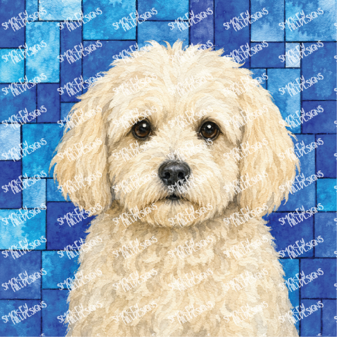 PatternPly® Transparent Dog Breed Series Volume 6 Dog Portraits in Watercolor 5