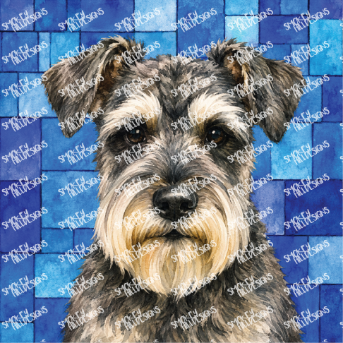 PatternPly® Transparent Dog Breed Series Volume 6 Dog Portraits in Watercolor 6 art scene artwork
