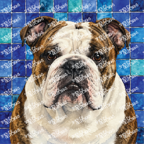 PatternPly® Transparent Dog Breed Series Volume 7 Dog Portraits in Watercolor Color Variations 11