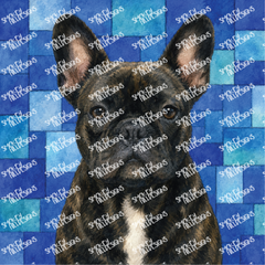 PatternPly® Transparent Dog Breed Series Volume 7 Dog Portraits in Watercolor Color Variations 3