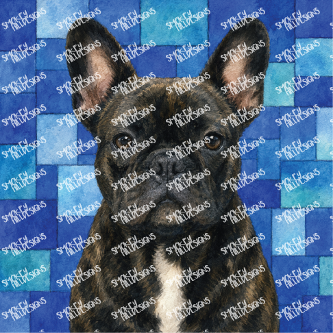 PatternPly® Transparent Dog Breed Series Volume 7 Dog Portraits in Watercolor Color Variations 3