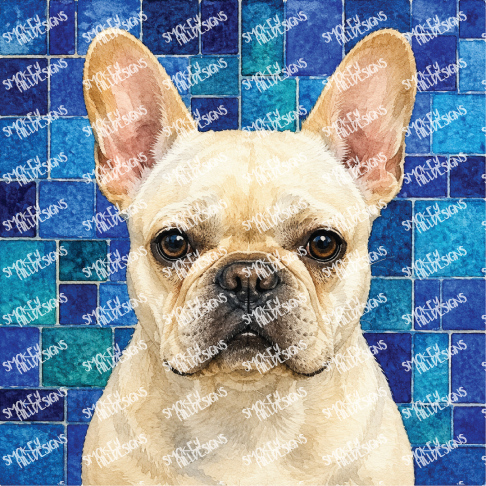 PatternPly® Transparent Dog Breed Series Volume 7 Dog Portraits in Watercolor Color Variations 4