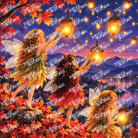 PatternPly® Full Coverage Enchanted Series Volume 4  Fall and Christmas Fairies 16