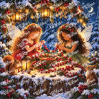 PatternPly® Full Coverage Enchanted Series Volume 4 Fall and Christmas Fairies 19 art scene artwork