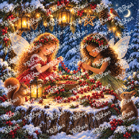 PatternPly® Transparent Enchanted Series Volume 4  Fall and Christmas Fairies 19