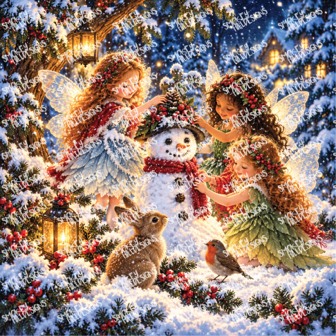 PatternPly® Transparent Enchanted Series Volume 4  Fall and Christmas Fairies 21