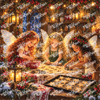 PatternPly® Full Coverage Enchanted Series Volume 4 Fall and Christmas Fairies 22 art scene artwork