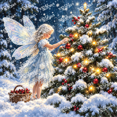 PatternPly® Transparent Enchanted Series Volume 4  Fall and Christmas Fairies 24