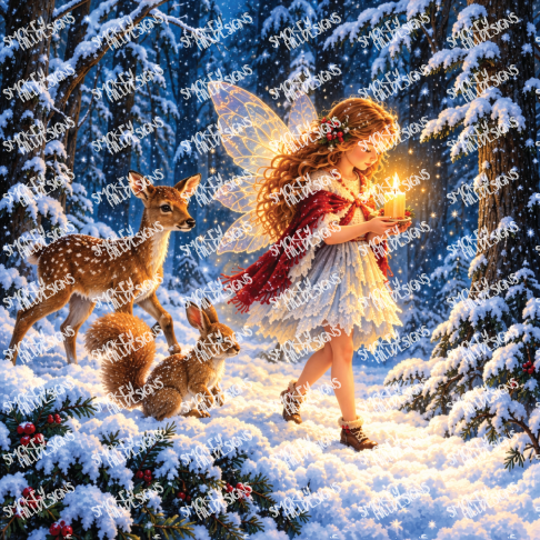 PatternPly® Full Coverage Enchanted Series Volume 4  Fall and Christmas Fairies 25