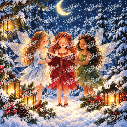 PatternPly® Full Coverage Enchanted Series Volume 4  Fall and Christmas Fairies 28