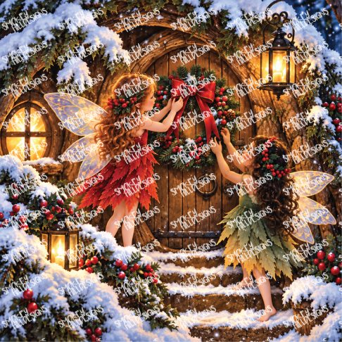 PatternPly® Transparent Enchanted Series Volume 4  Fall and Christmas Fairies 30