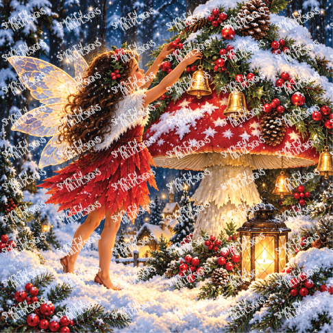 PatternPly® Transparent Enchanted Series Volume 4  Fall and Christmas Fairies 32