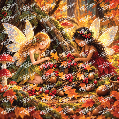 PatternPly® Full Coverage Enchanted Series Volume 4  Fall and Christmas Fairies 3