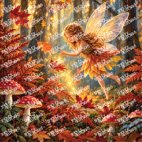 PatternPly® Full Coverage Enchanted Series Volume 4  Fall and Christmas Fairies 4