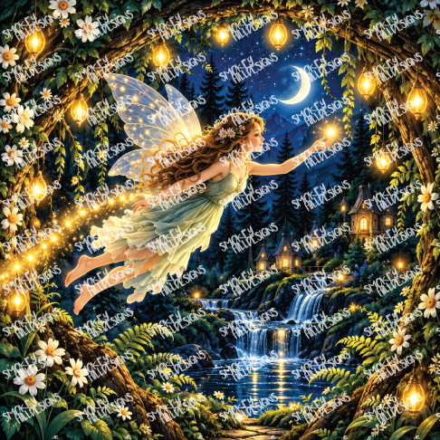 PatternPly® Transparent Enchanted Series Volume 5 Fairies by Moonlight 14
