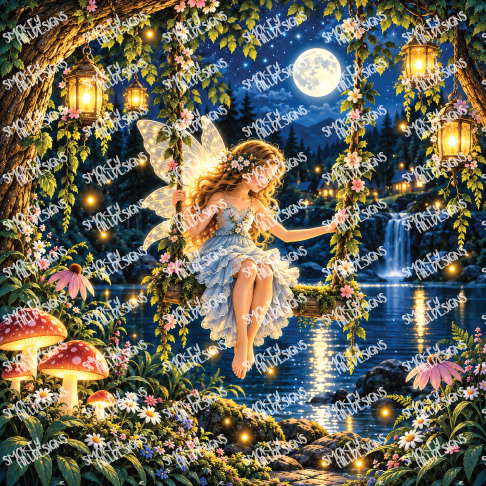 PatternPly® Transparent Enchanted Series Volume 5 Fairies by Moonlight 15