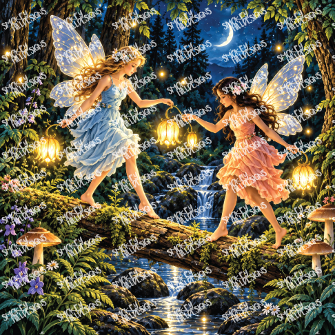 PatternPly® Transparent Enchanted Series Volume 5 Fairies by Moonlight 17