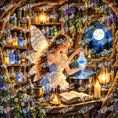 PatternPly® Transparent Enchanted Series Volume 5 Fairies by Moonlight 22