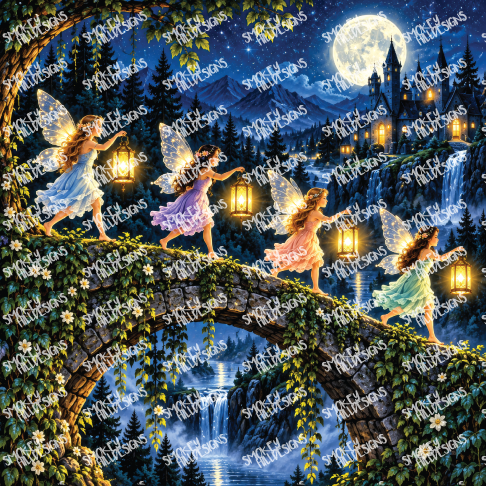 PatternPly® Full Coverage Enchanted Series Volume 5 Fairies by Moonlight 23