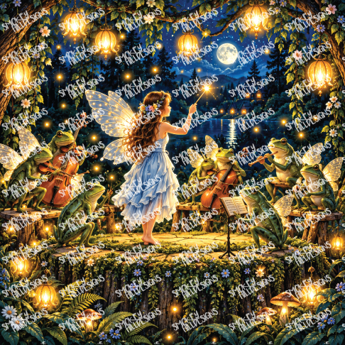 PatternPly® Transparent Enchanted Series Volume 5 Fairies by Moonlight 24