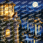 PatternPly® Full Coverage Enchanted Series Volume 5 Fairies by Moonlight 29 art scene artwork