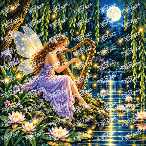 PatternPly® Transparent Enchanted Series Volume 5 Fairies by Moonlight 3