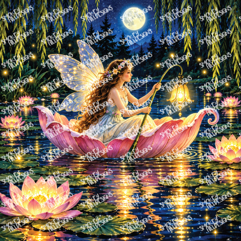 PatternPly® Full Coverage Enchanted Series Volume 5 Fairies by Moonlight 9